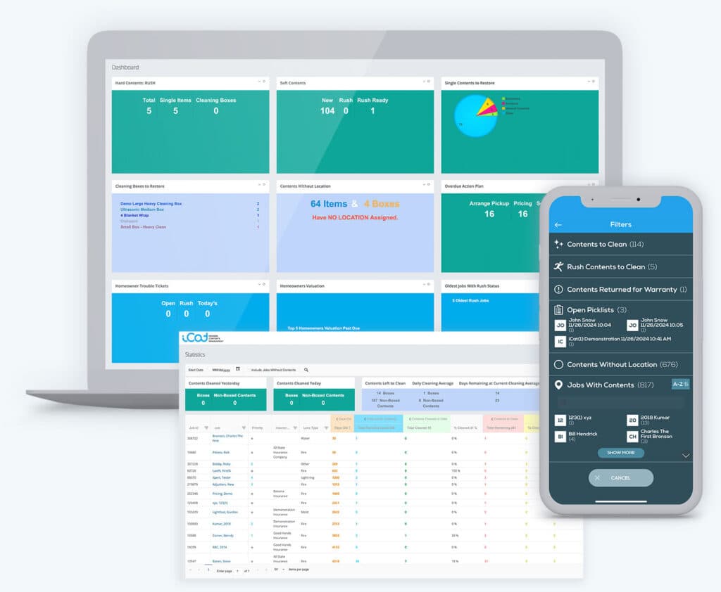 iCat management customer-published product view